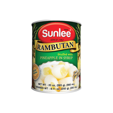 Sunlee, Rambutan w/Pineapple, 565g.
