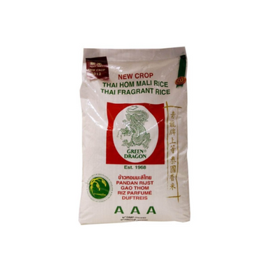 GREEN DRAGON, AAA Thai Hom Mali, Fragrant Rice, 20kg.