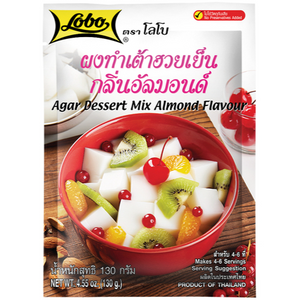 Lobo, Agar Dessert Mix Almond Flavour, 130g.