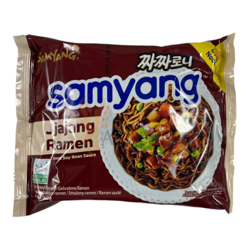 SamYang, Stir-Fried Jjajang Ramen, Sweet Soy Bean Sauce, 140g