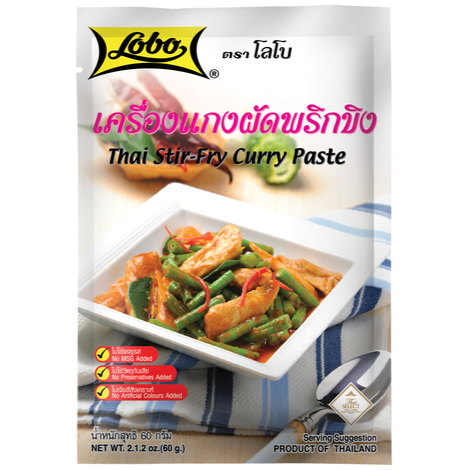 Lobo, Thai Stir-Fry Curry Paste, 60g.