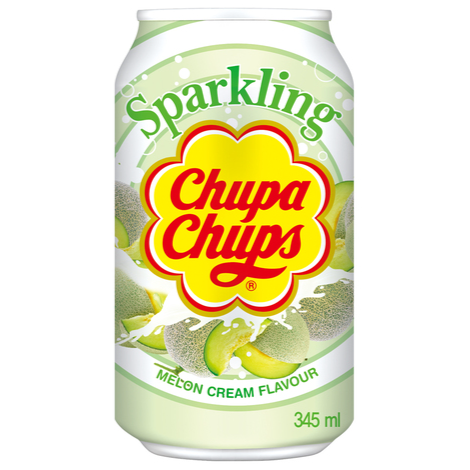 Chupa Chups, Melon & Cream Drink, 345ml.
