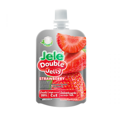 JELE, Double Jelly, Strawberry Flavour, 1x125g