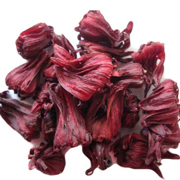 Dried Red Okra Flower