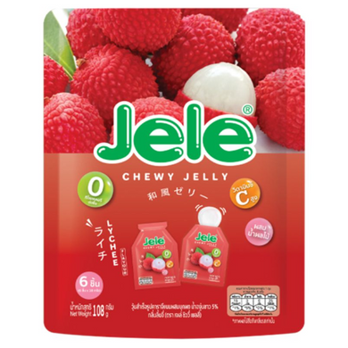 KONYAKKU, Chewy Jelly, Lychee, (6x18g), 108g