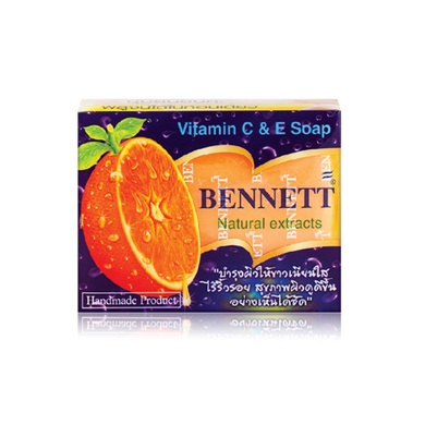 Bennett, Vitamin C & E Soap, Natural Extracts, 130g.