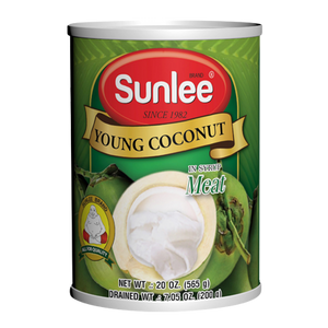 SUNLEE, Young Coconut 'Meat' in Syrup, 565g.