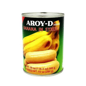 Aroy-D, Banana in Syrup, 565g.