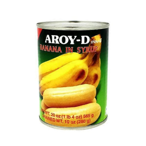 Aroy-D, Banana in Syrup, 565g.