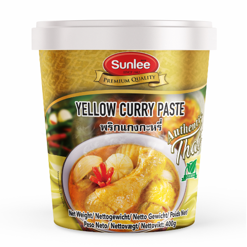 SUNLEE, Yellow Curry Paste (Vegetarian), 400g.