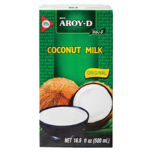 AROY-D, Coconut Milk, Tetra (19% Fat), 500ml.