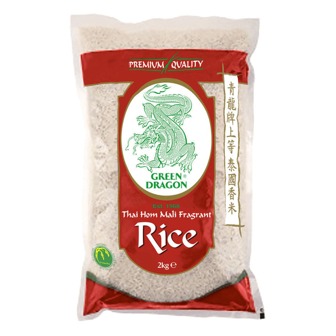 Green Dragon, AAA Thai Hom Mali, Fragrant Rice, 2kg.