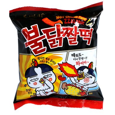 SamYang, Zaldduk Hot Chicken Flavour Snack, 120g.
