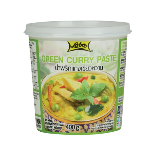 LOBO, Green Curry Paste, 400g.