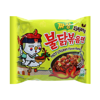 SamYang, Hot Chicken Flavour Ramen, Buldaak Jjajang, 140g.