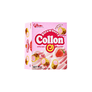 GILCO, Collon Strawberry Flavour Biscuit Roll, 64g