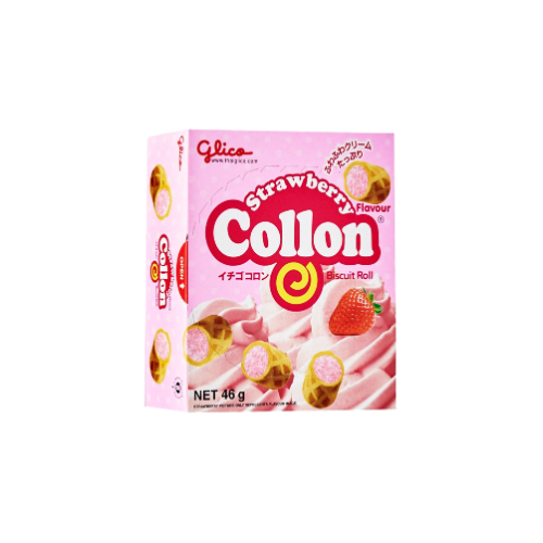 GILCO, Collon Strawberry Flavour Biscuit Roll, 64g