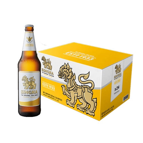 Singha, Premium Beer, 5% Alc. (24x330ml. Btl.)