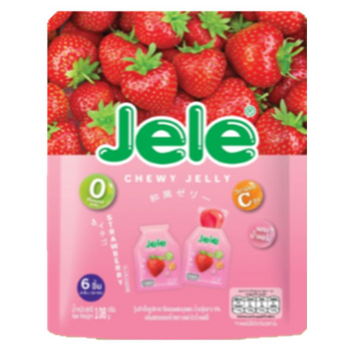 KONYAKKU, Chewy Jelly, Strawberry, (6x18g) 108g