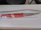 Standard, Seeding Knife w/ Plastic Red Handle. 3"/7.5cm.