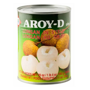 Aroy-D, Longan in Syrup, 565g.