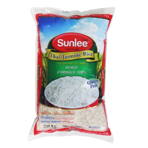 Sunlee, 100% Thai Hom Mali Jasmine Rice, 1kg.