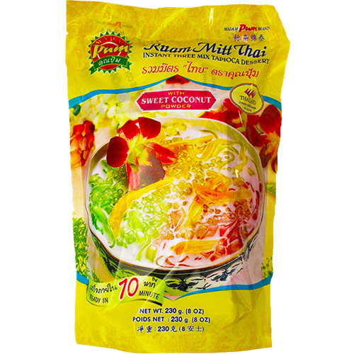 Madam Pum, Inst. 3 Mix Tapioca Dessert (Ruam Mitt Thai), 230g.