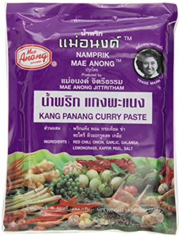 NamprikMaeAnong, Kang Kiewwan Curry Paste, 454g.