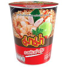 Mama, Instant Cup Noodles Shrimp Tom Yum Flavour