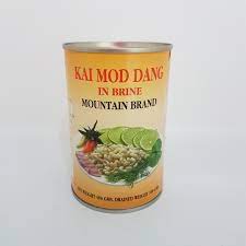 Mountain Brand, Kai Mod Dang in Brine, 400g.
