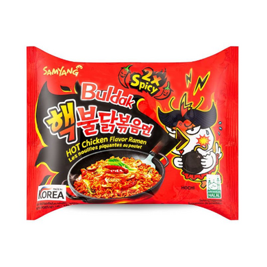 SamYang, Hot Chicken Flavour Ramen, Buldak 2xSpicy, 140g.