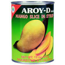 Aroy-D, Mango Slice in Syrup, 425g.
