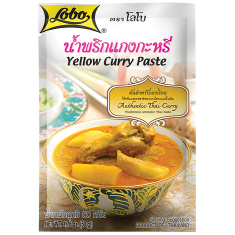 LOBO, Yellow Curry Paste, 50g.