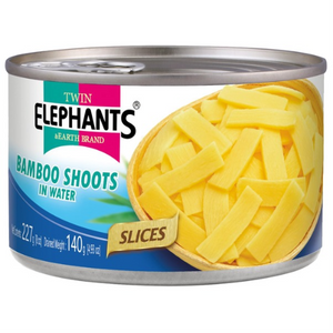 TWIN ELEPHANTS, Bamboo Shoots (Slices), 227g.