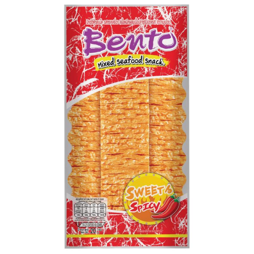 Bento Brand, Mixed Seafood Snack, Sweet & Spicy, 20g.
