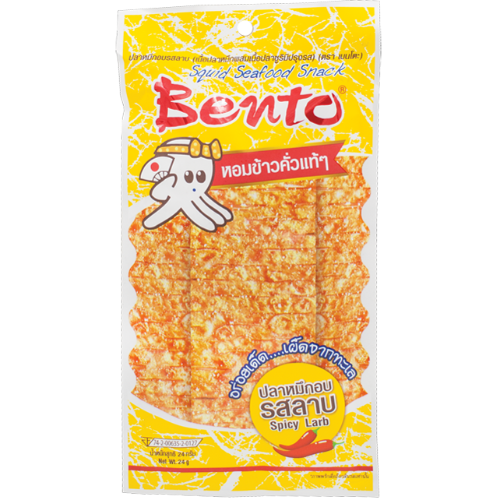 Bento Brand, Mixed Seafood Snack, Larb, 20g.