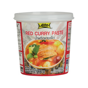 LOBO, Red Curry Paste, 400g.