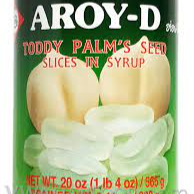 Aroy-D, Toddy Palm Sliced in Syrup, 565g.