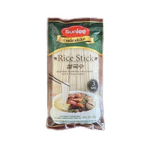 Sunlee, Rice Stick, Straight, 3mm, 400g.