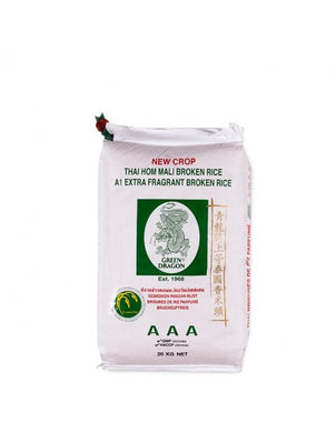 Green Dragon, Broken Perfumed Rice, 20kg.