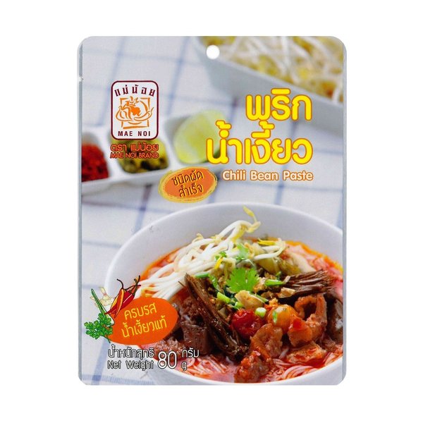 Mae Noi Brand, Chili Bean Paste, 80g