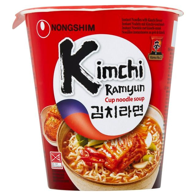 Nongshim, Instant Noodle Soup w/Kimchi Flavour, 75g.